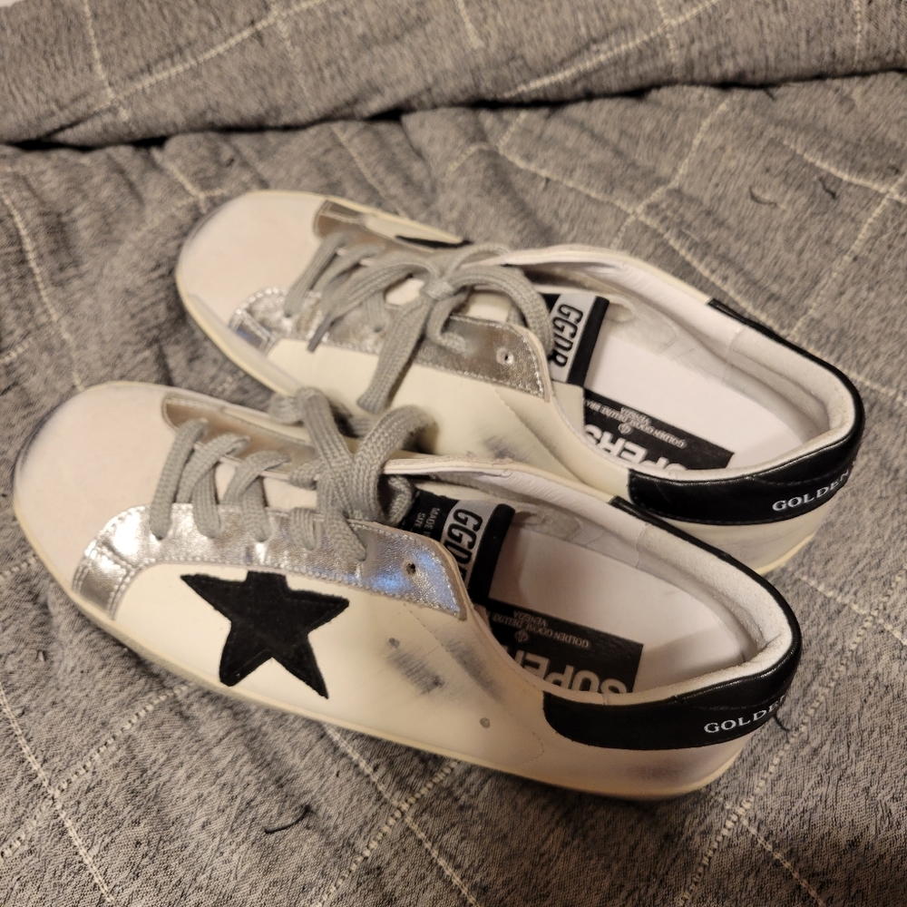 Golden Goose Inspired Tennis Shoes size 8.5